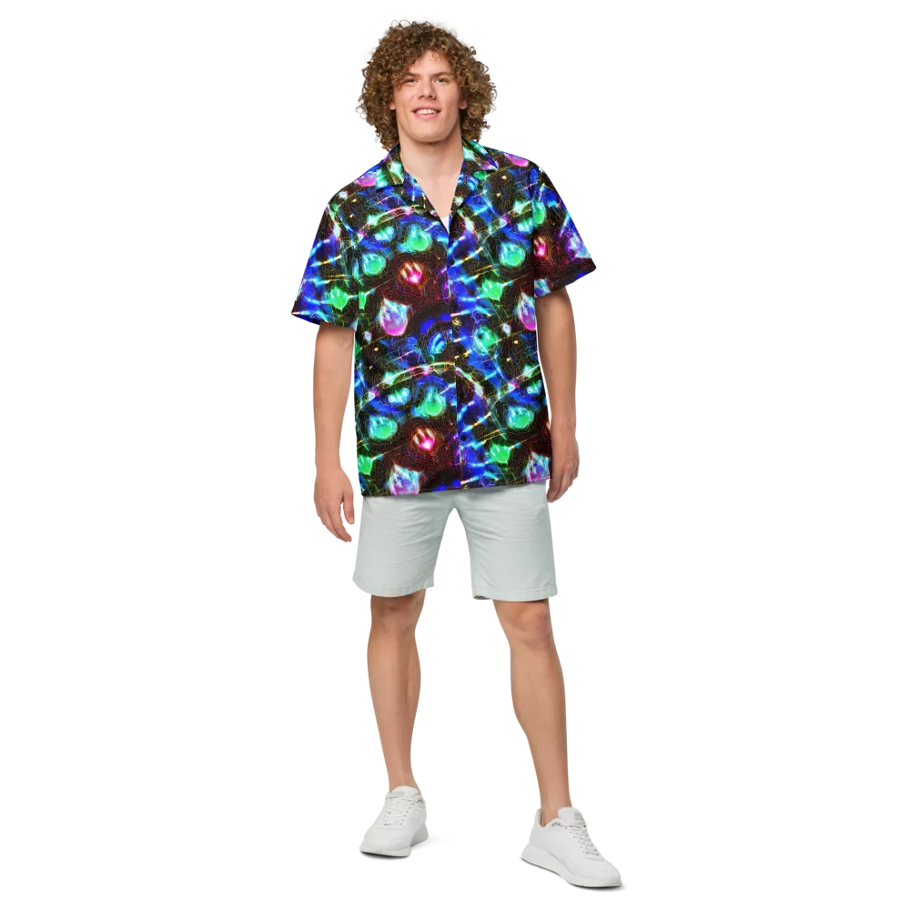 Galactic Vein on Button Shirt — Front