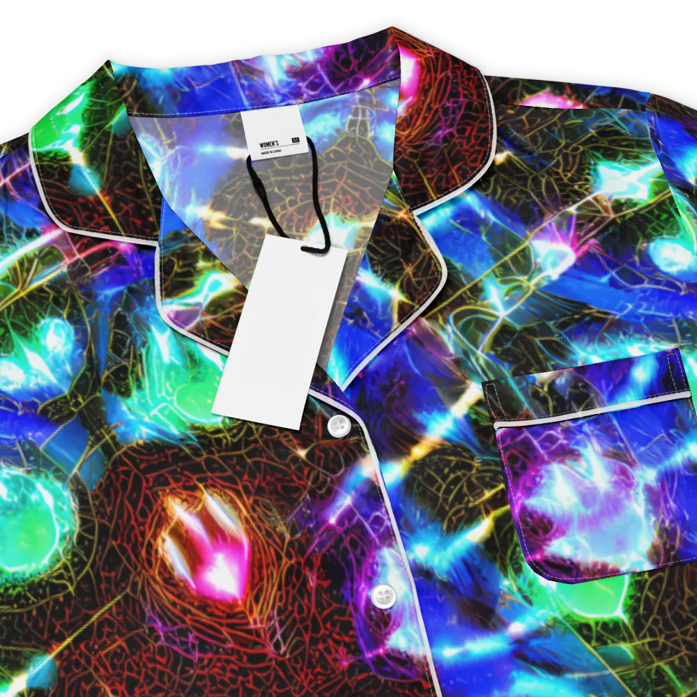 Galactic Vein on Women's Short Sleeve Pajama Top — Product details