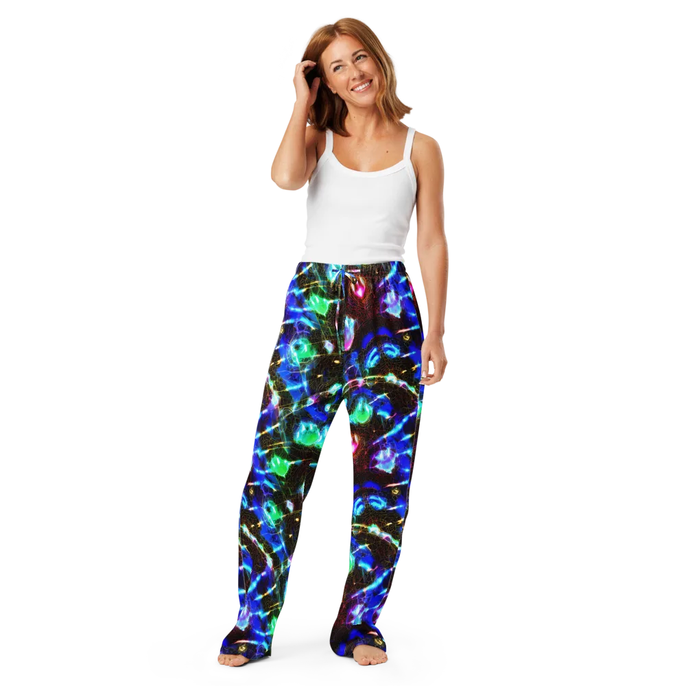 Galactic Vein on Women's Pajama Pants — Front