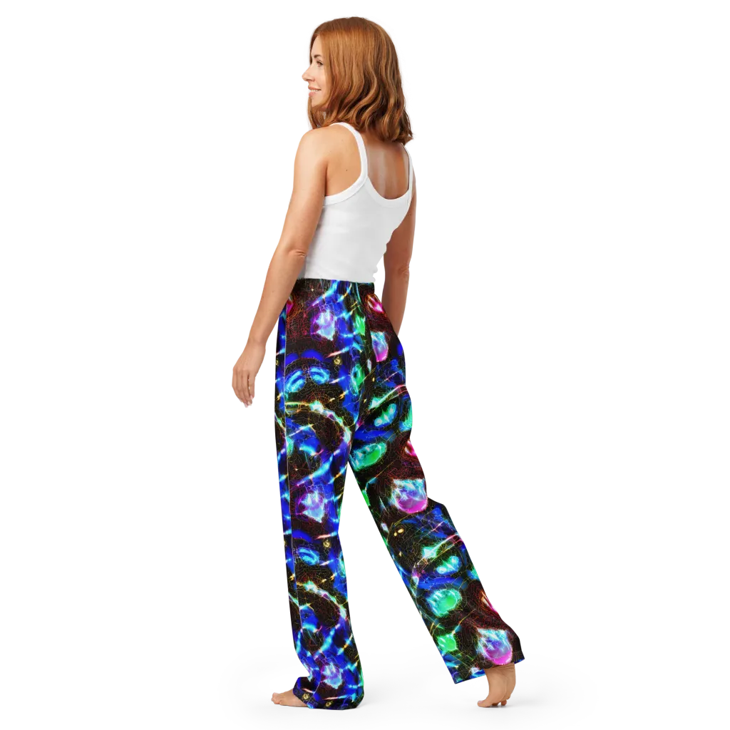 Galactic Vein on Women's Pajama Pants — Back