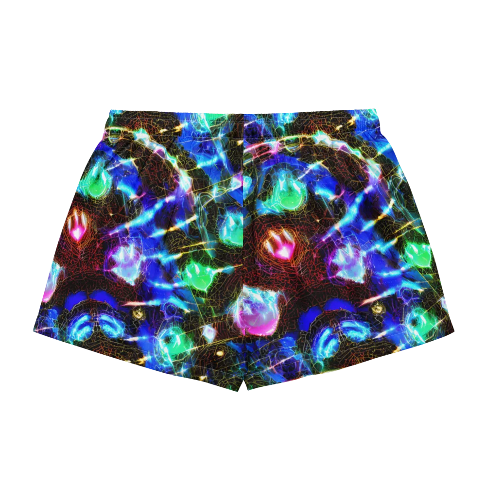 Galactic Vein on Women's Pajama Shorts — Back