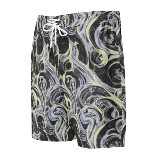Moonlit Melt on a Men's Board Shorts