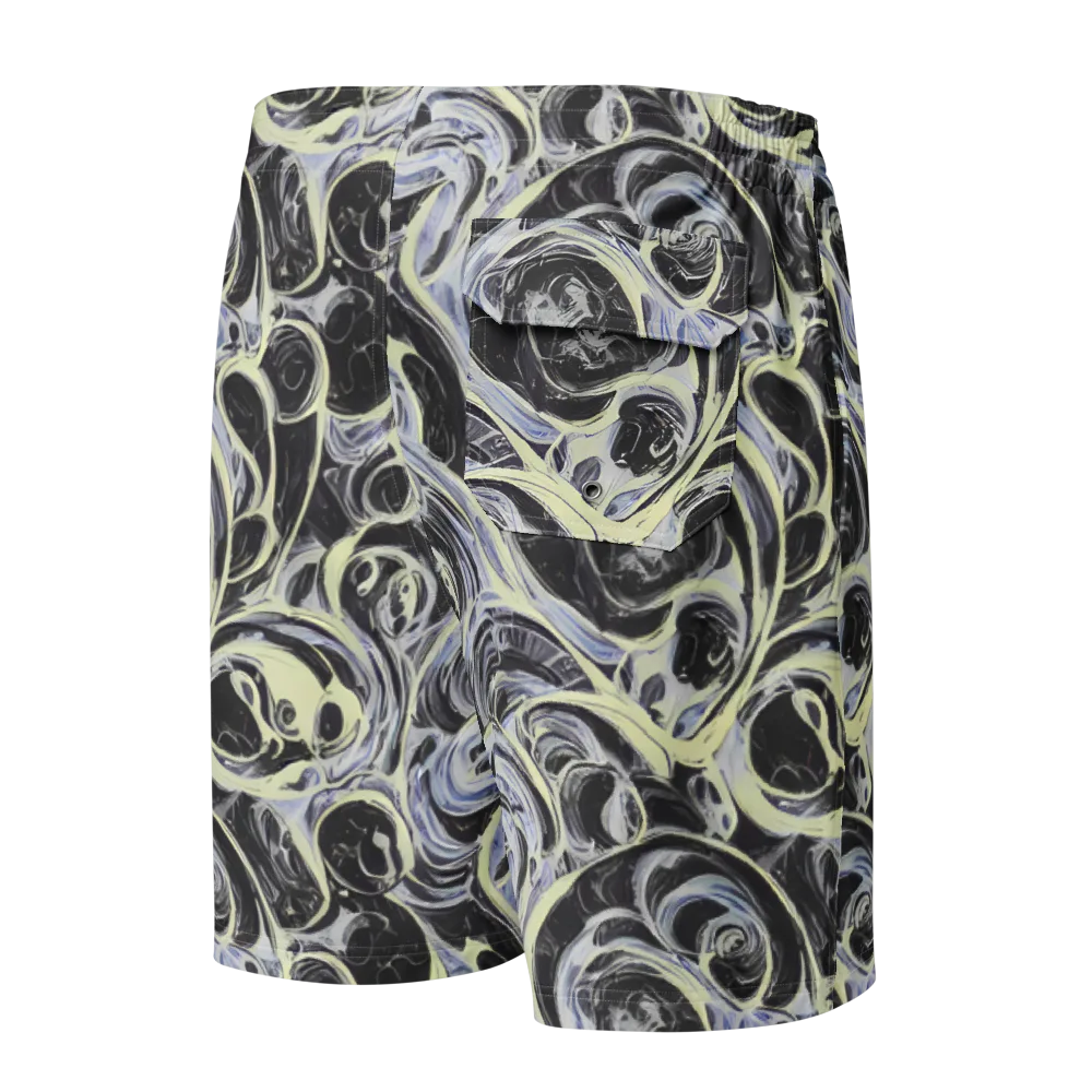 Moonlit Melt on Men's Board Shorts — Back