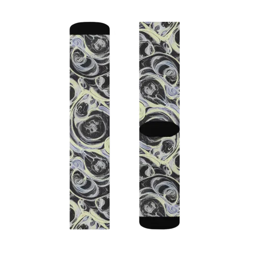 Moonlit Melt on a Socks