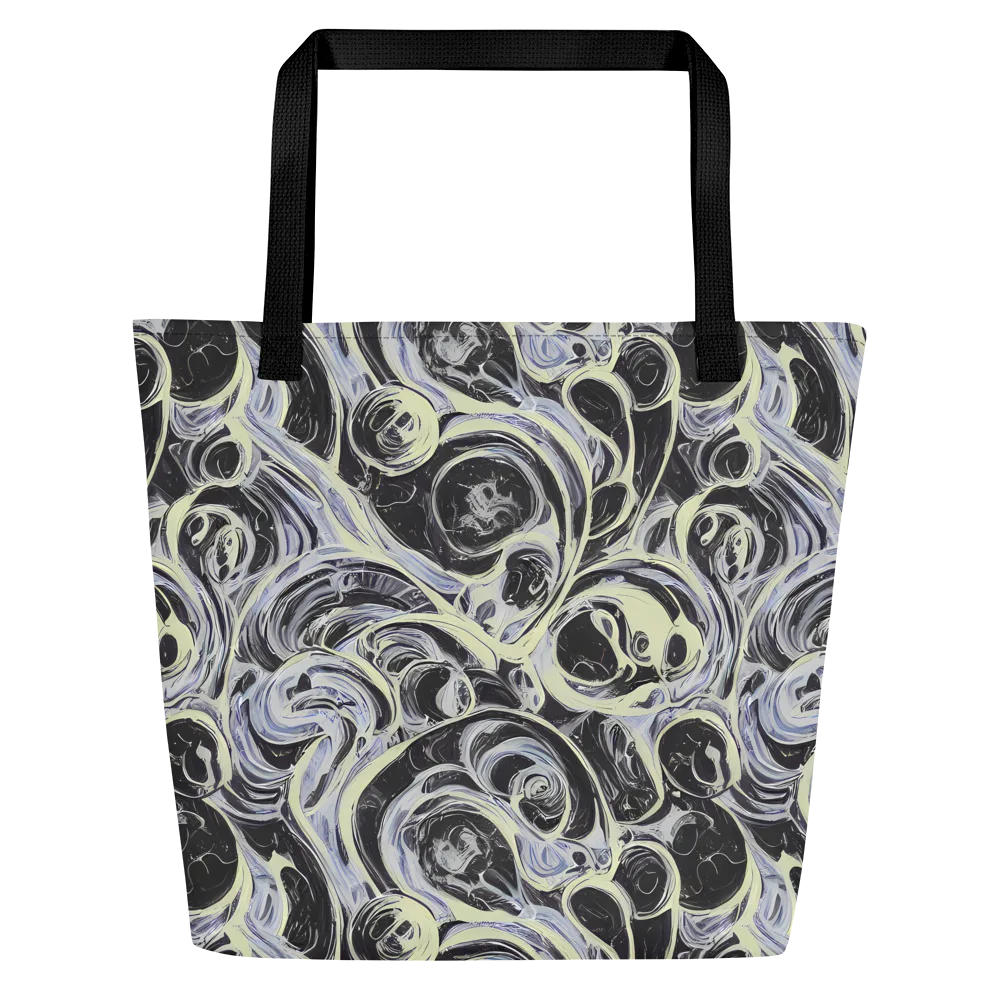 Moonlit Melt on Large Tote Bag W/ Pocket — Front