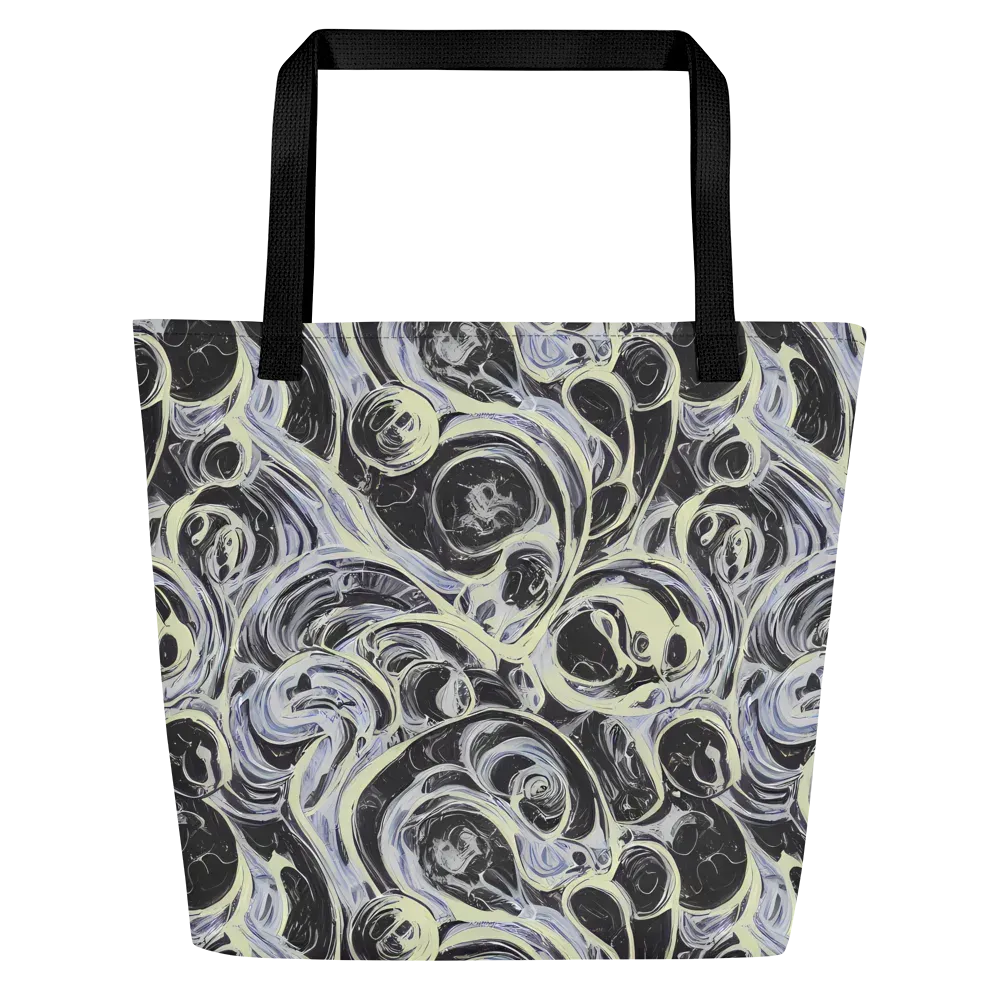 Moonlit Melt on Large Tote Bag W/ Pocket — Front