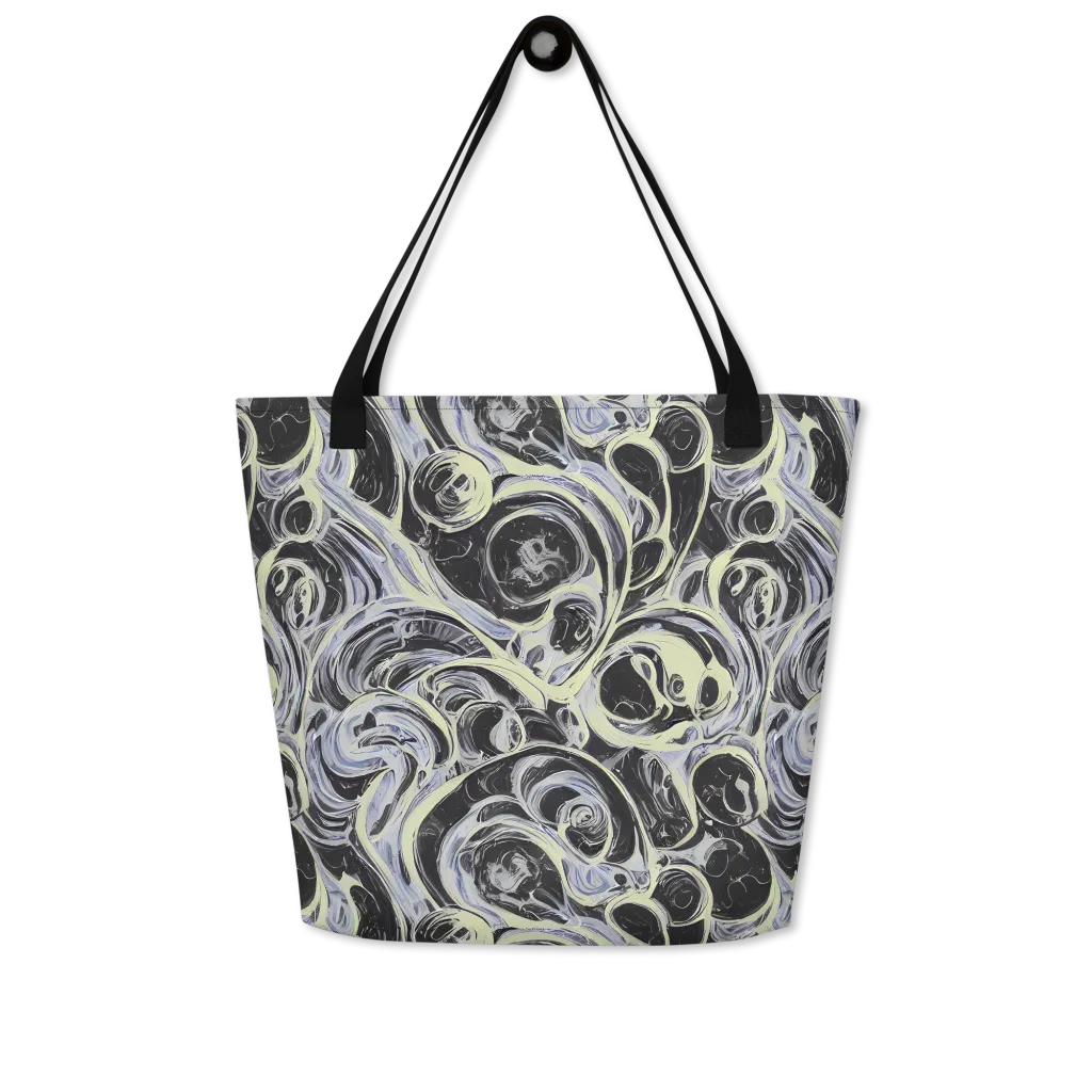 Moonlit Melt on Large Tote Bag W/ Pocket — Front
