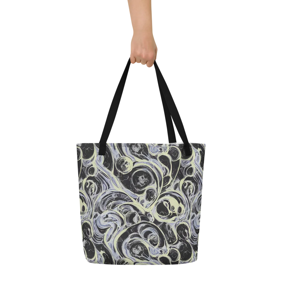 Moonlit Melt on Large Tote Bag W/ Pocket — Front