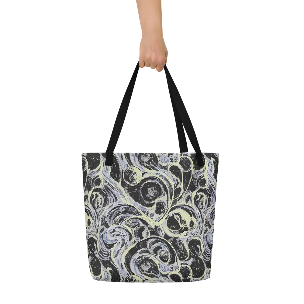 Moonlit Melt on Large Tote Bag W/ Pocket — Front