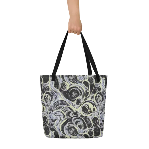 Moonlit Melt on a Large Tote Bag W/ Pocket