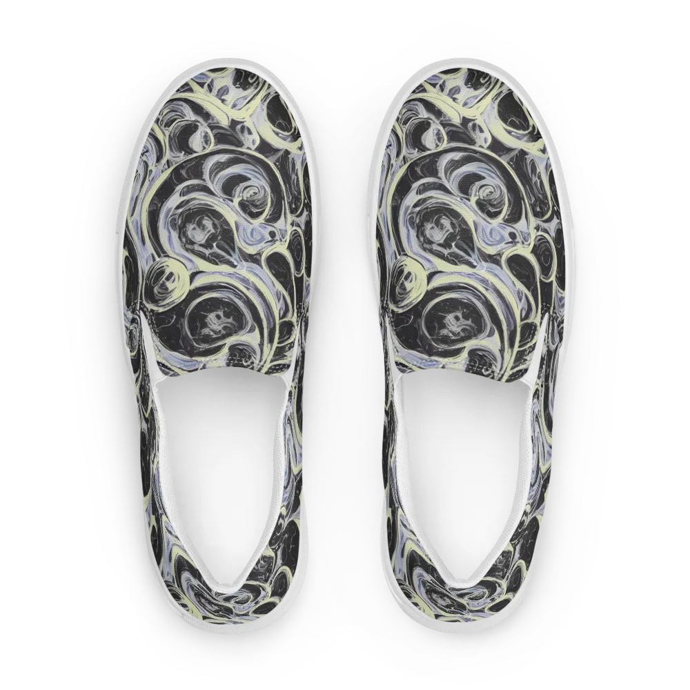 Moonlit Melt on Women's Slip-On Canvas Shoes — Front