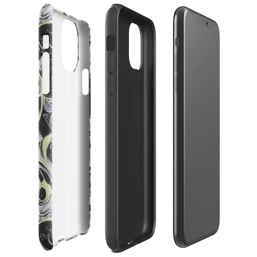 Moonlit Melt on Tough Case for iPhone® — Right