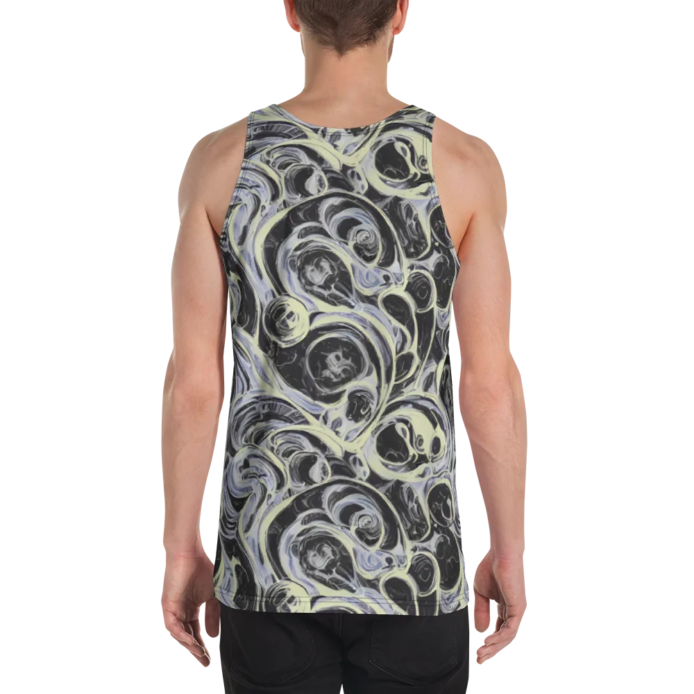 Moonlit Melt on Men's Tank Top — Back
