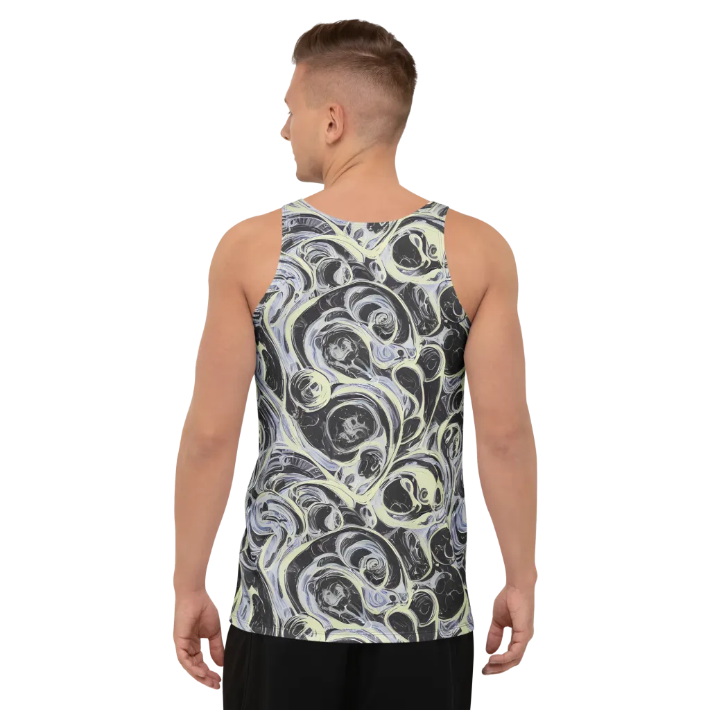 Moonlit Melt on Men's Tank Top — Back
