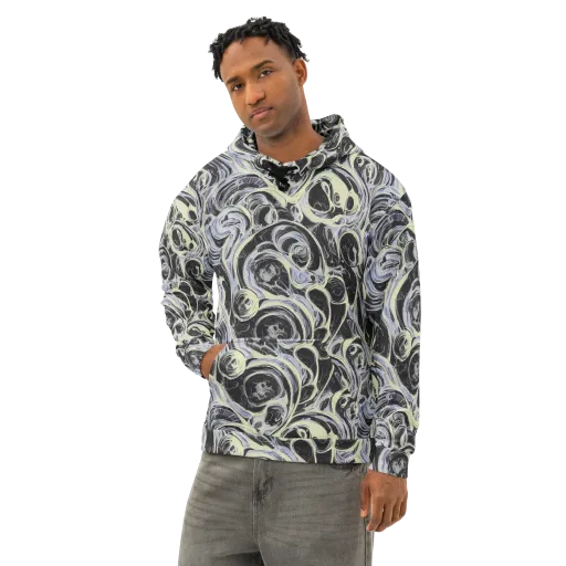 Moonlit Melt on a Cotton Hoodie