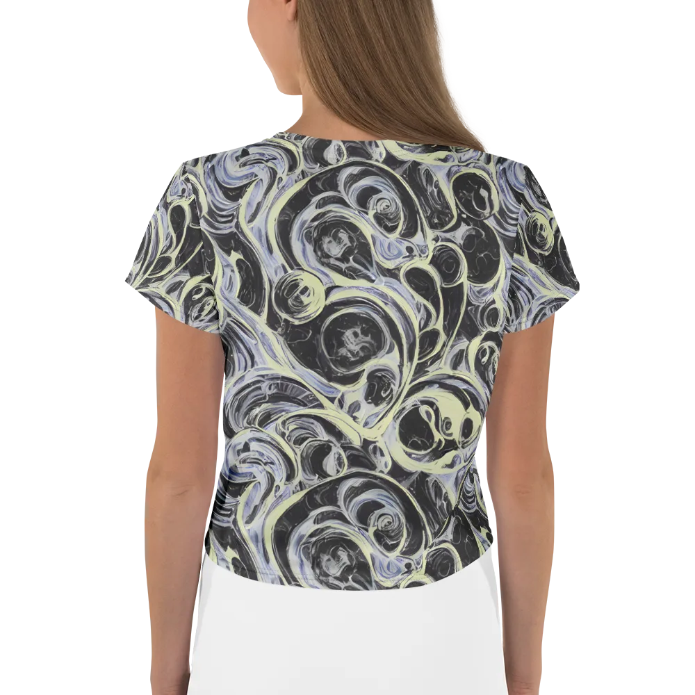 Moonlit Melt on Crop Tee — Back