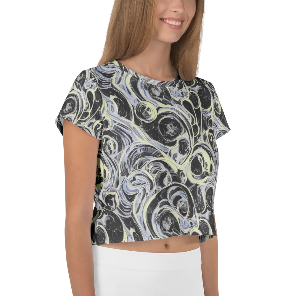 Moonlit Melt on Crop Tee — Right