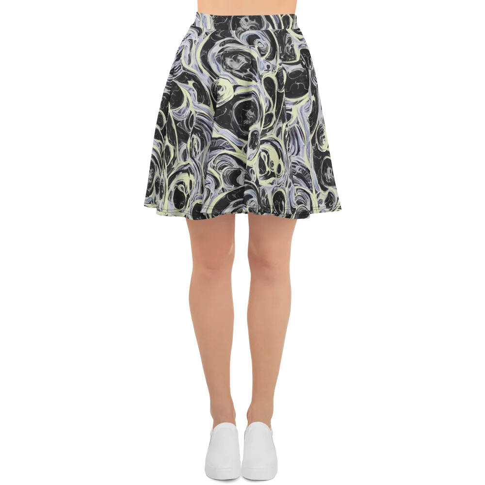 Moonlit Melt on Skater Skirt — Front