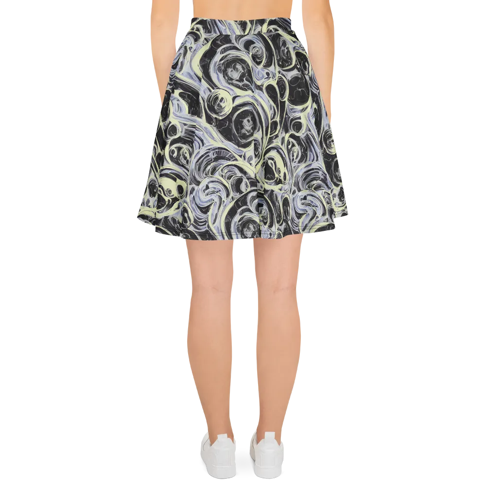 Moonlit Melt on Skater Skirt — Back