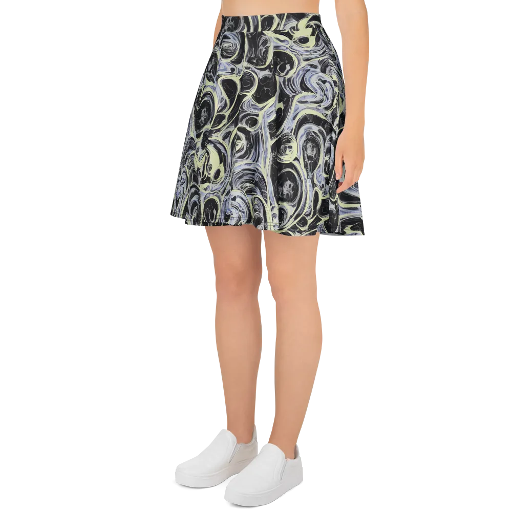 Moonlit Melt on Skater Skirt — Left