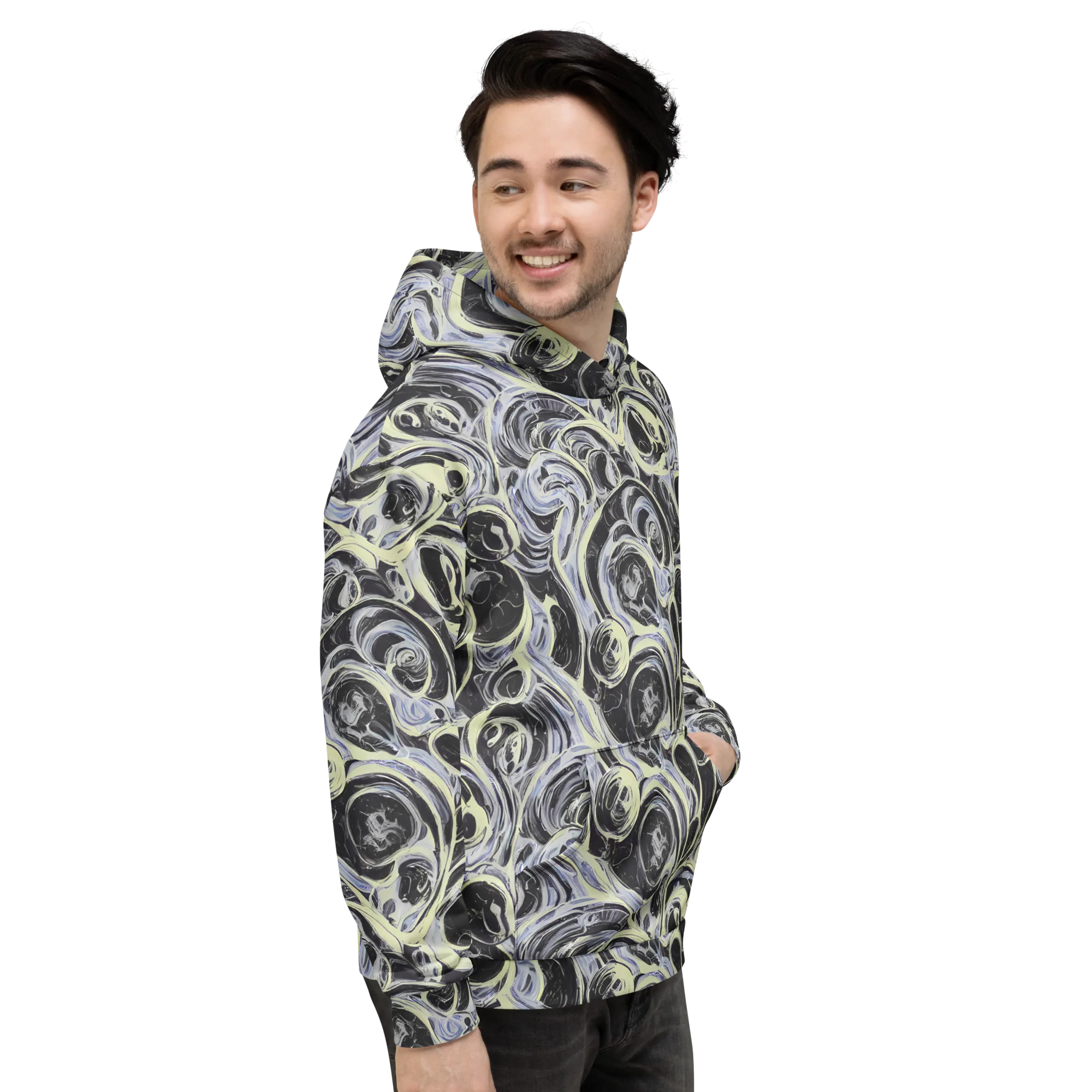 Moonlit Melt on Hoodie — Right