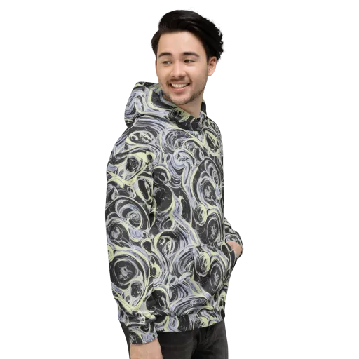 Moonlit Melt on a Hoodie