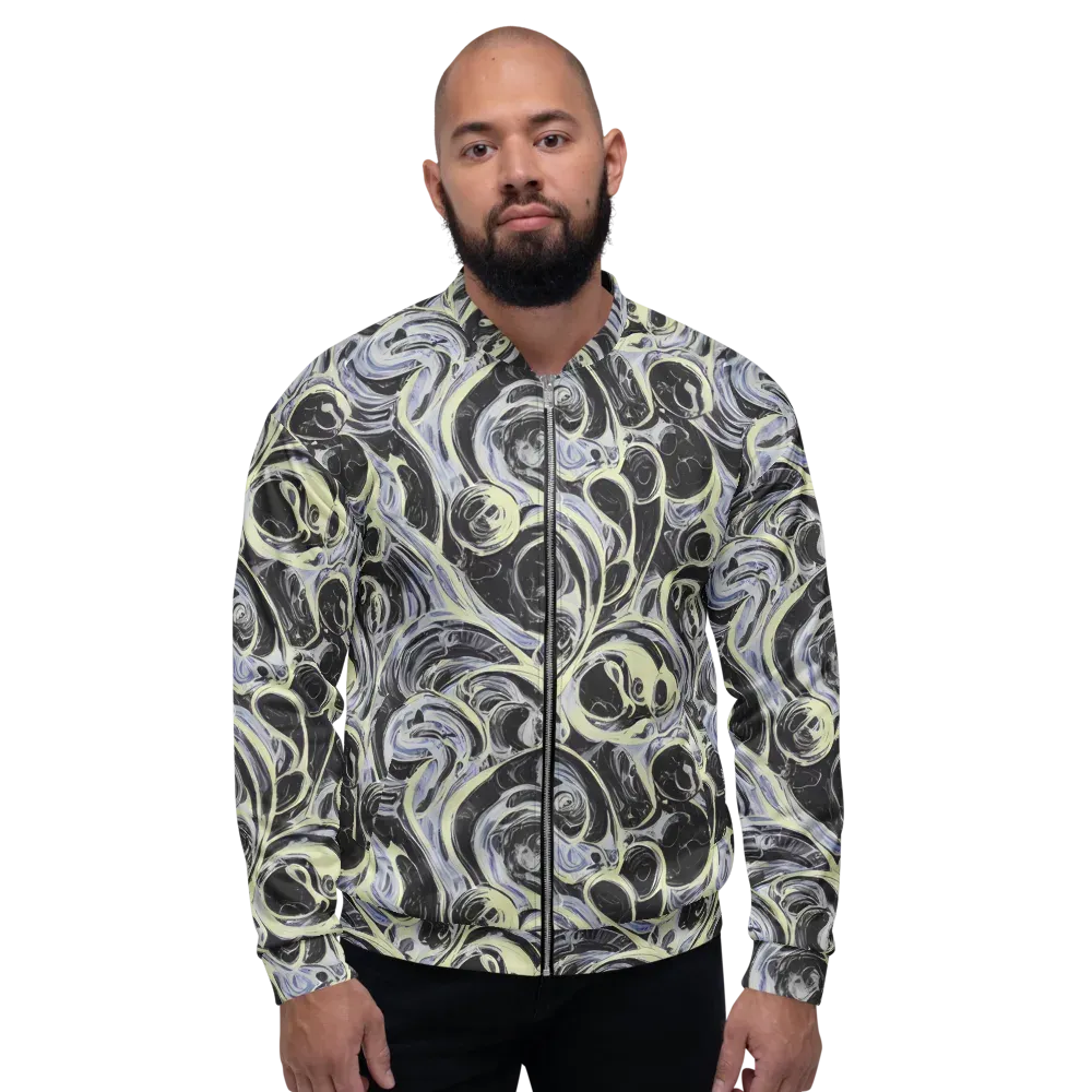 Moonlit Melt on Bomber Jacket — Front