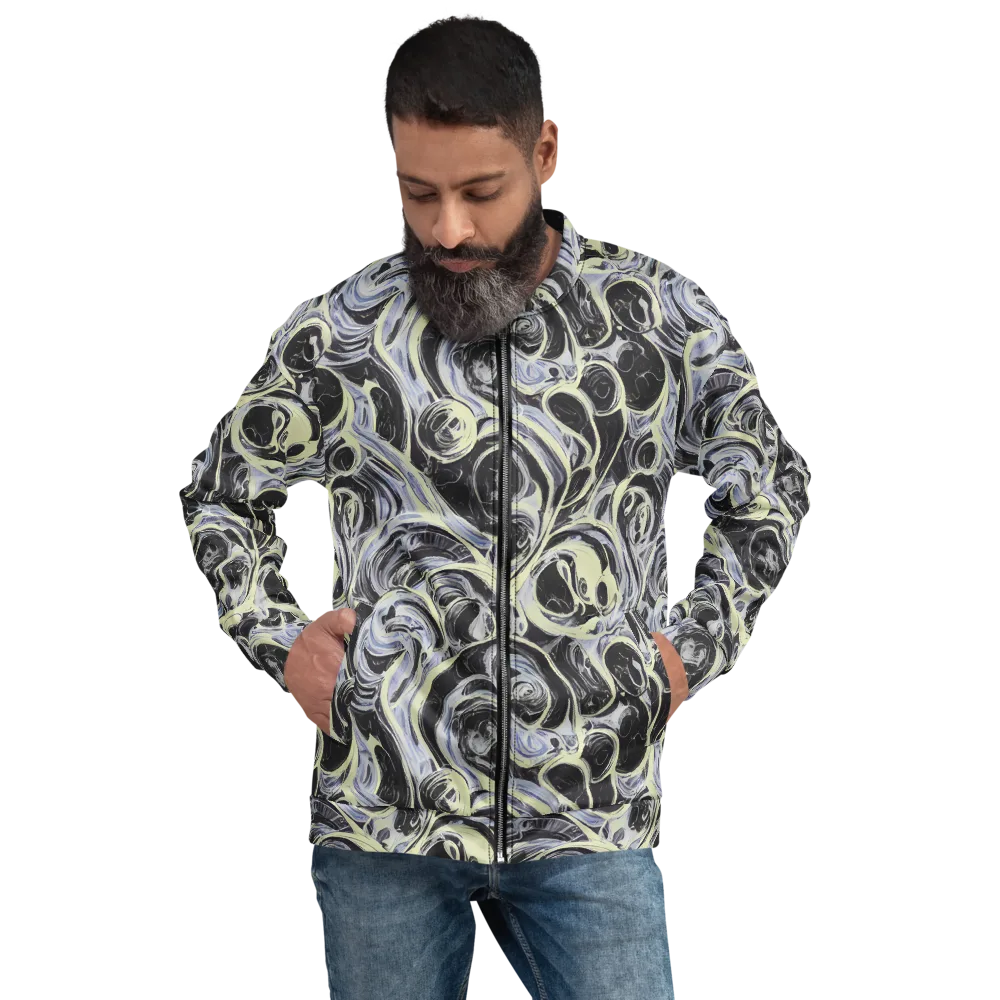 Moonlit Melt on Bomber Jacket — Front