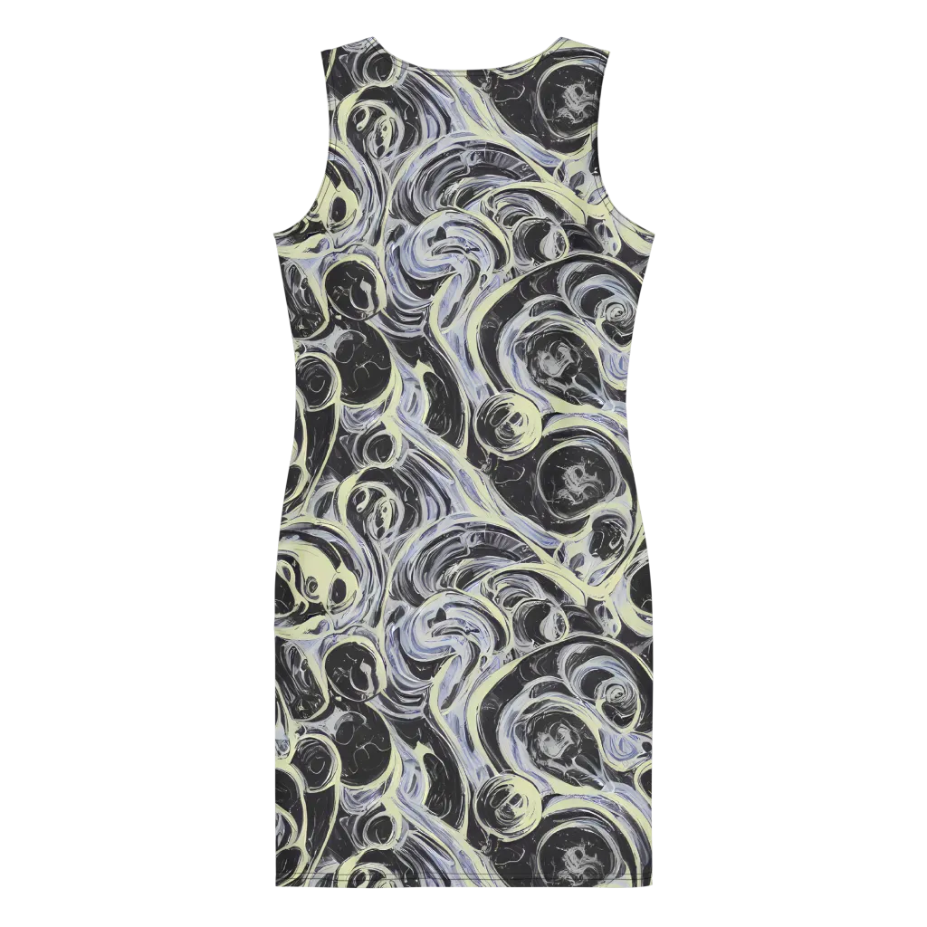 Moonlit Melt on Bodycon Dress — Back