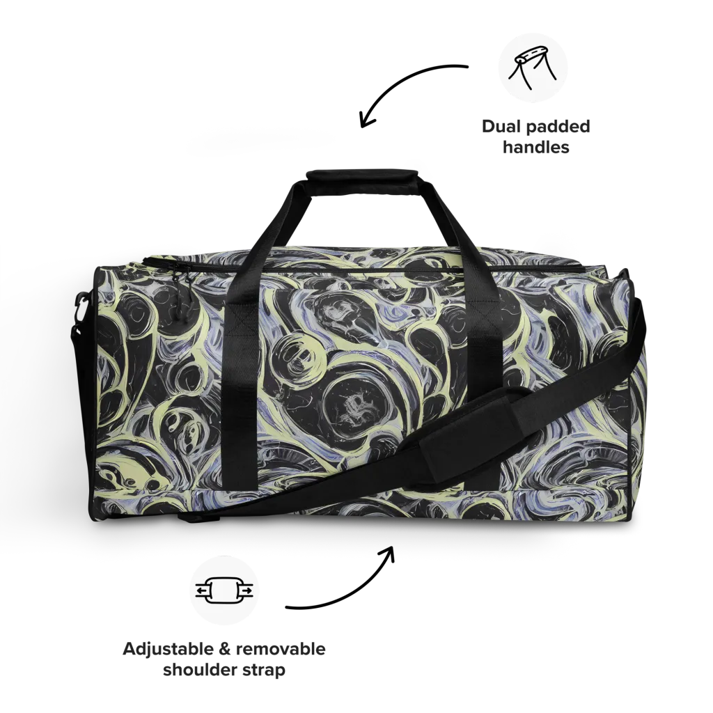 Moonlit Melt on Duffle Bag — Front