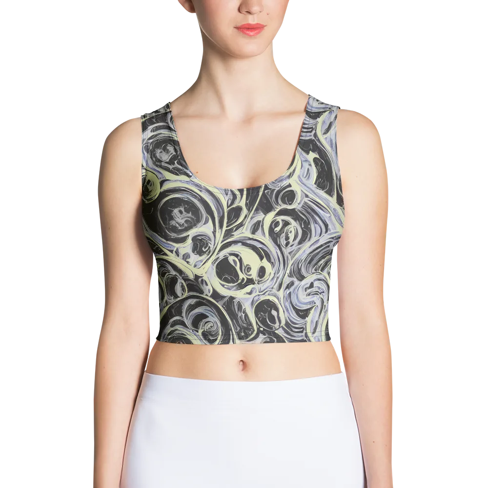 Moonlit Melt on Crop Top — Front