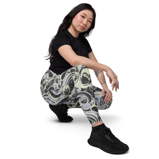 Moonlit Melt on a Leggings with Pockets