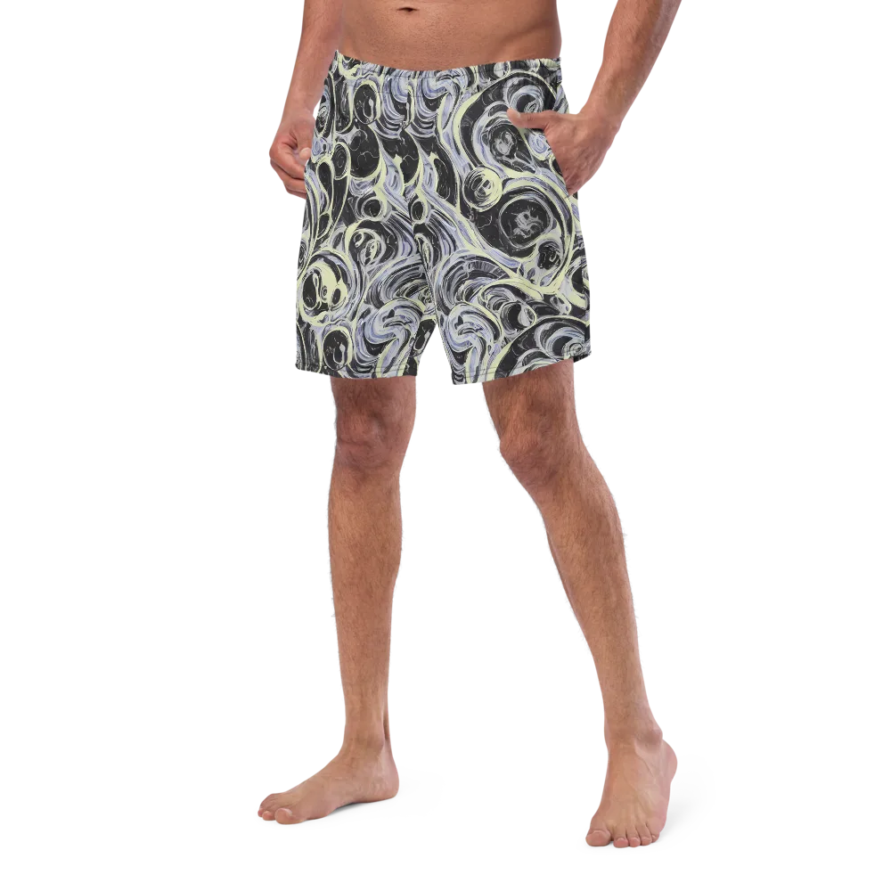 Moonlit Melt on Swim Trunks — Left Front