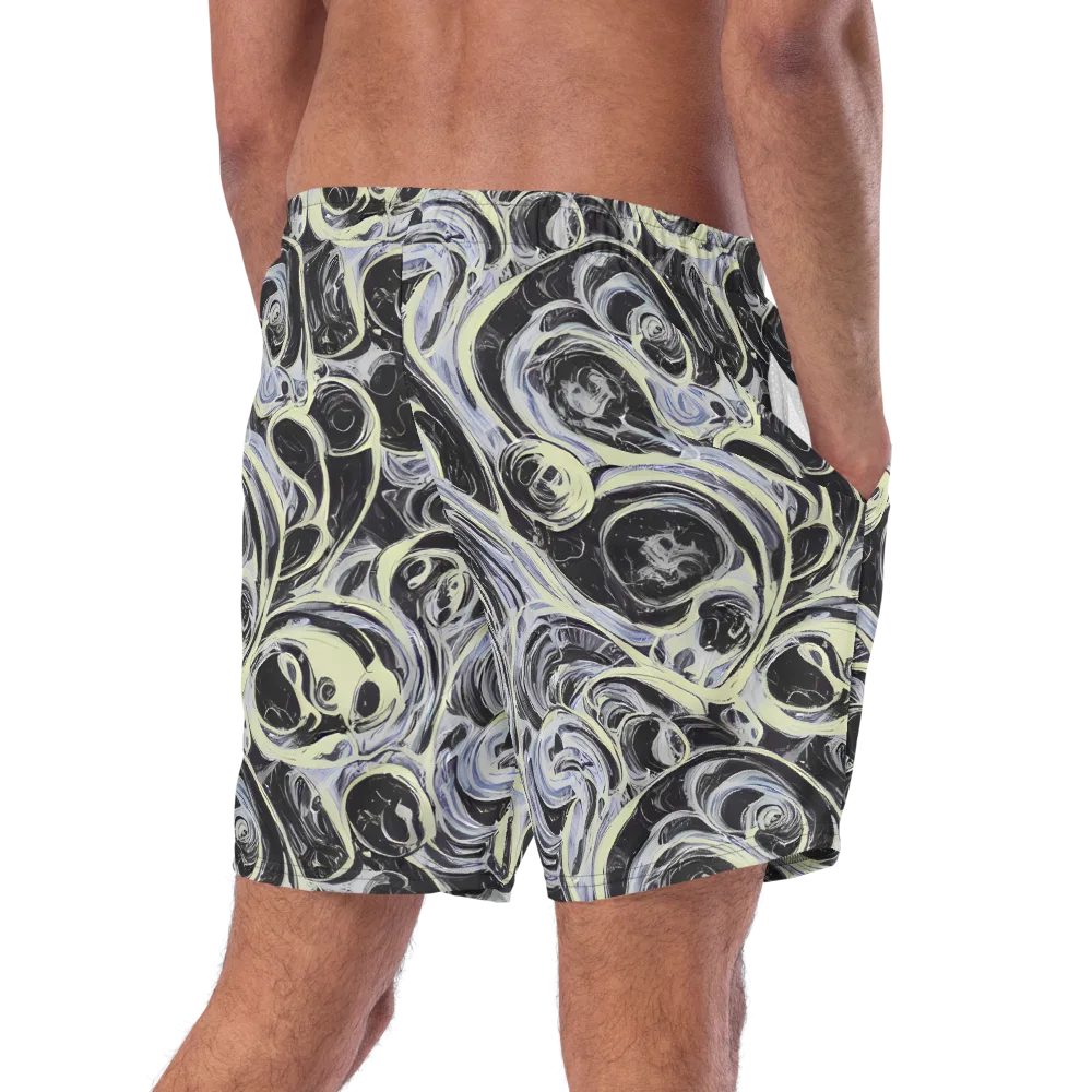 Moonlit Melt on Swim Trunks — Right Back