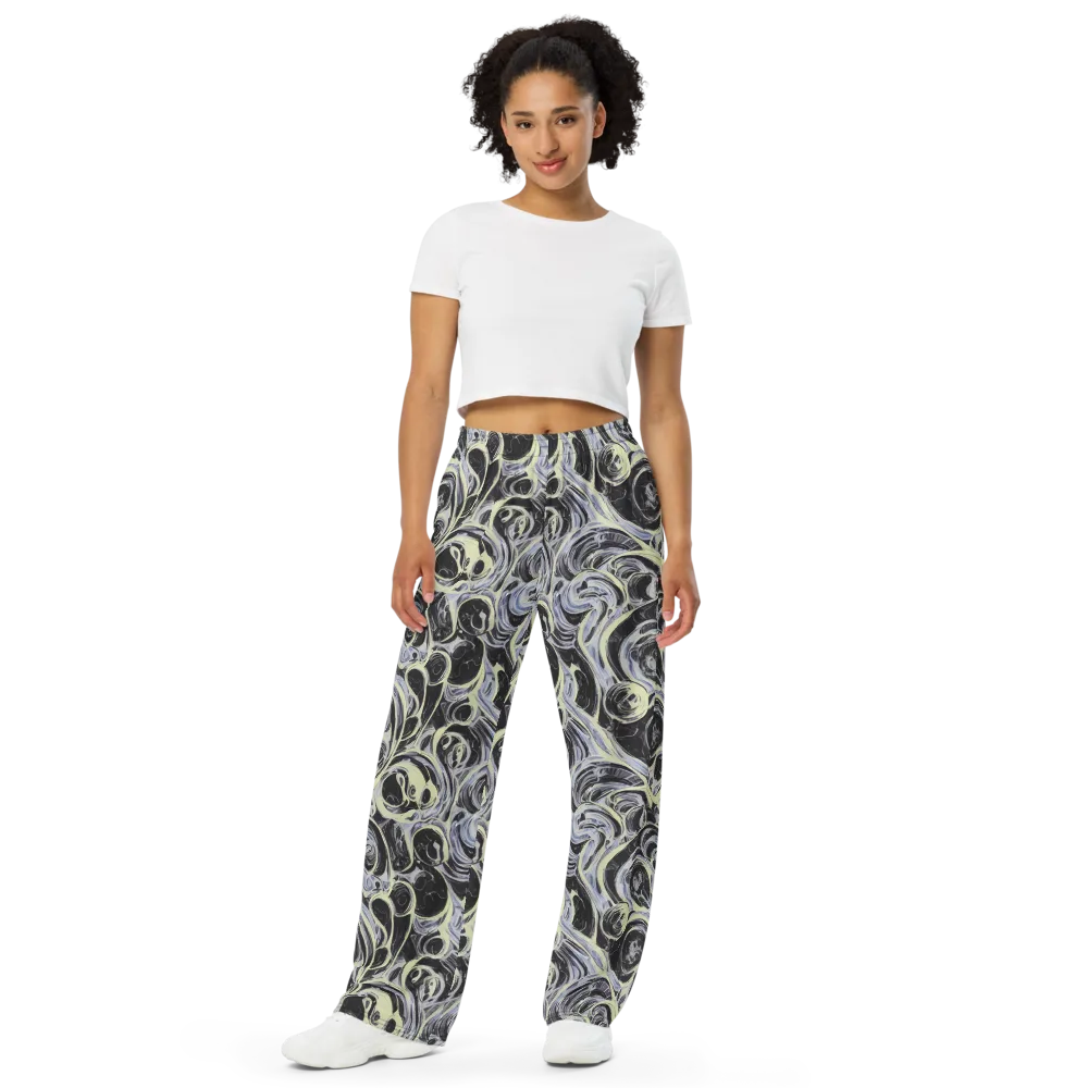 Moonlit Melt on Wide-Leg Pants — Front