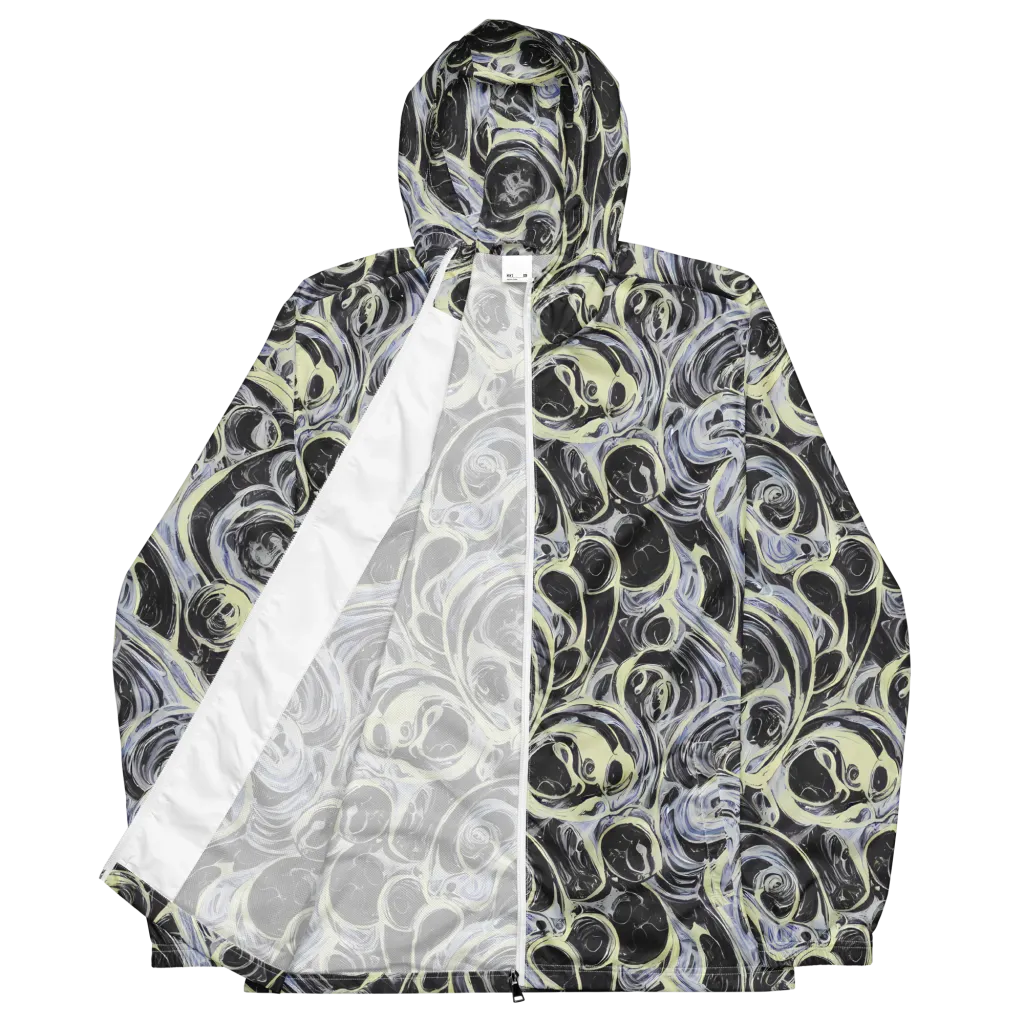 Moonlit Melt on Men's Windbreaker — Front