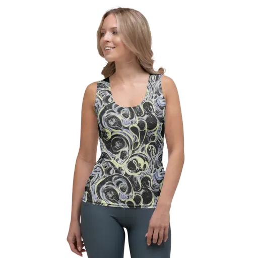 Moonlit Melt on a Women's Tank Top