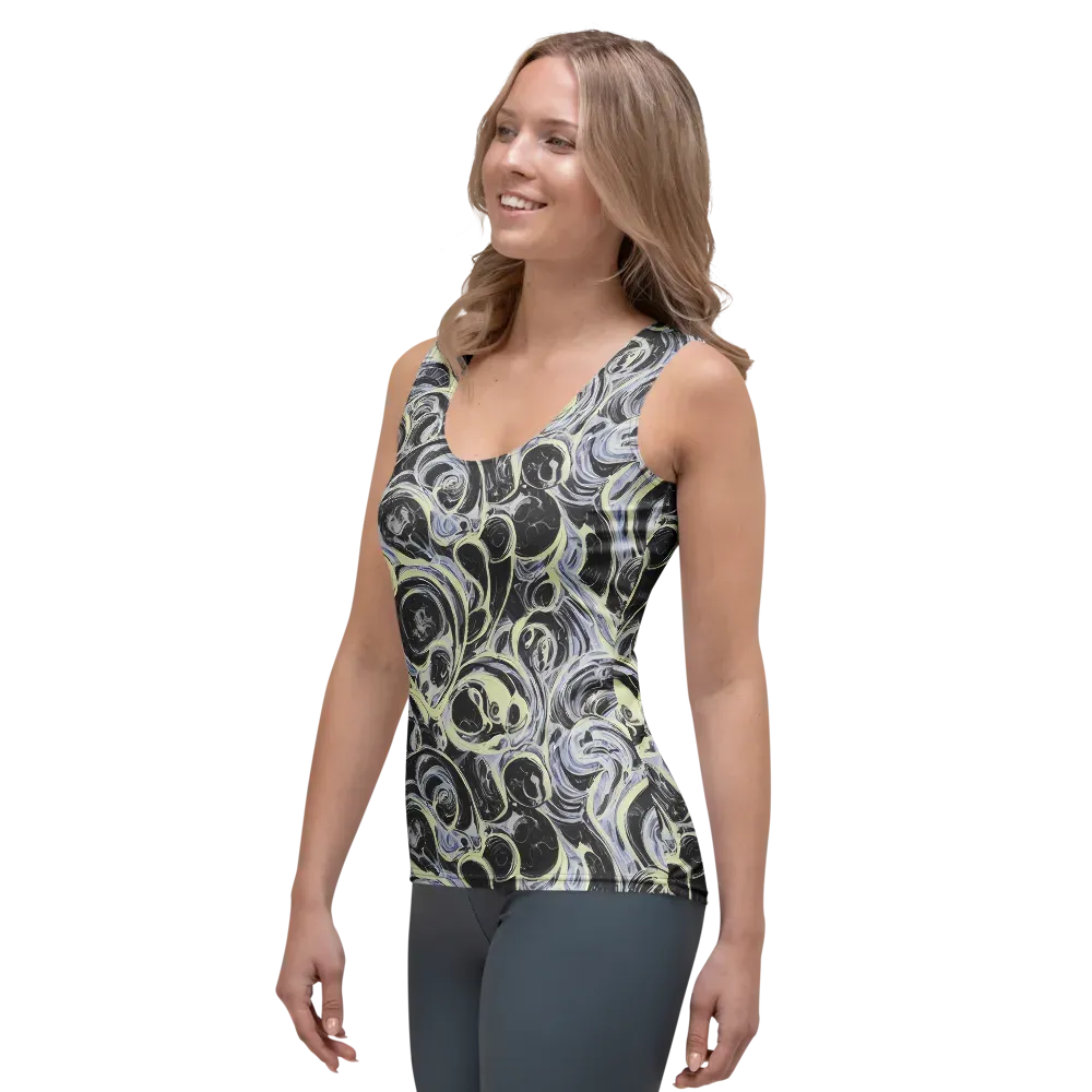 Moonlit Melt on Women's Tank Top — Left Front