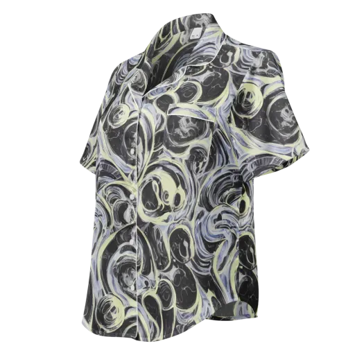 Moonlit Melt on a Women's Short Sleeve Pajama Top