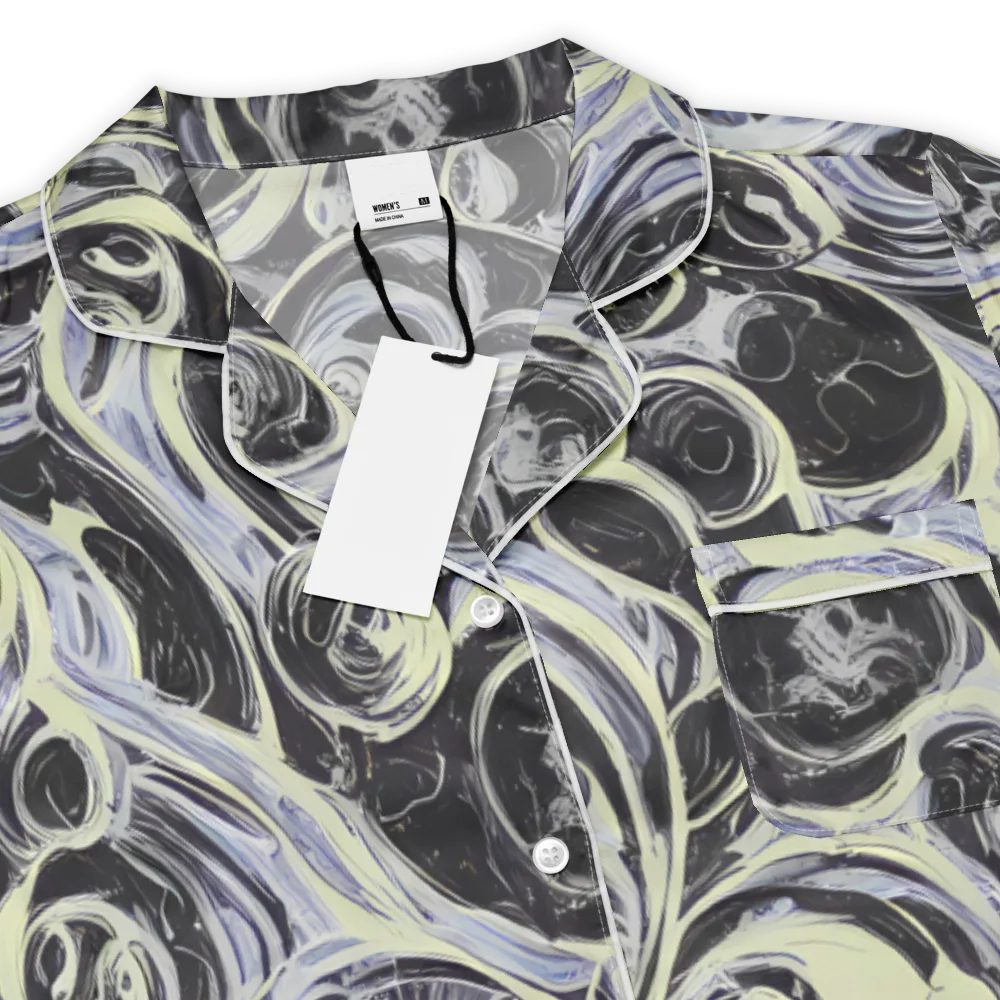 Moonlit Melt on Women's Short Sleeve Pajama Top — Product details