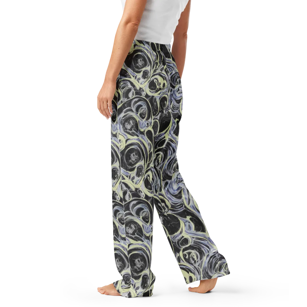 Moonlit Melt on Women's Pajama Pants — Left