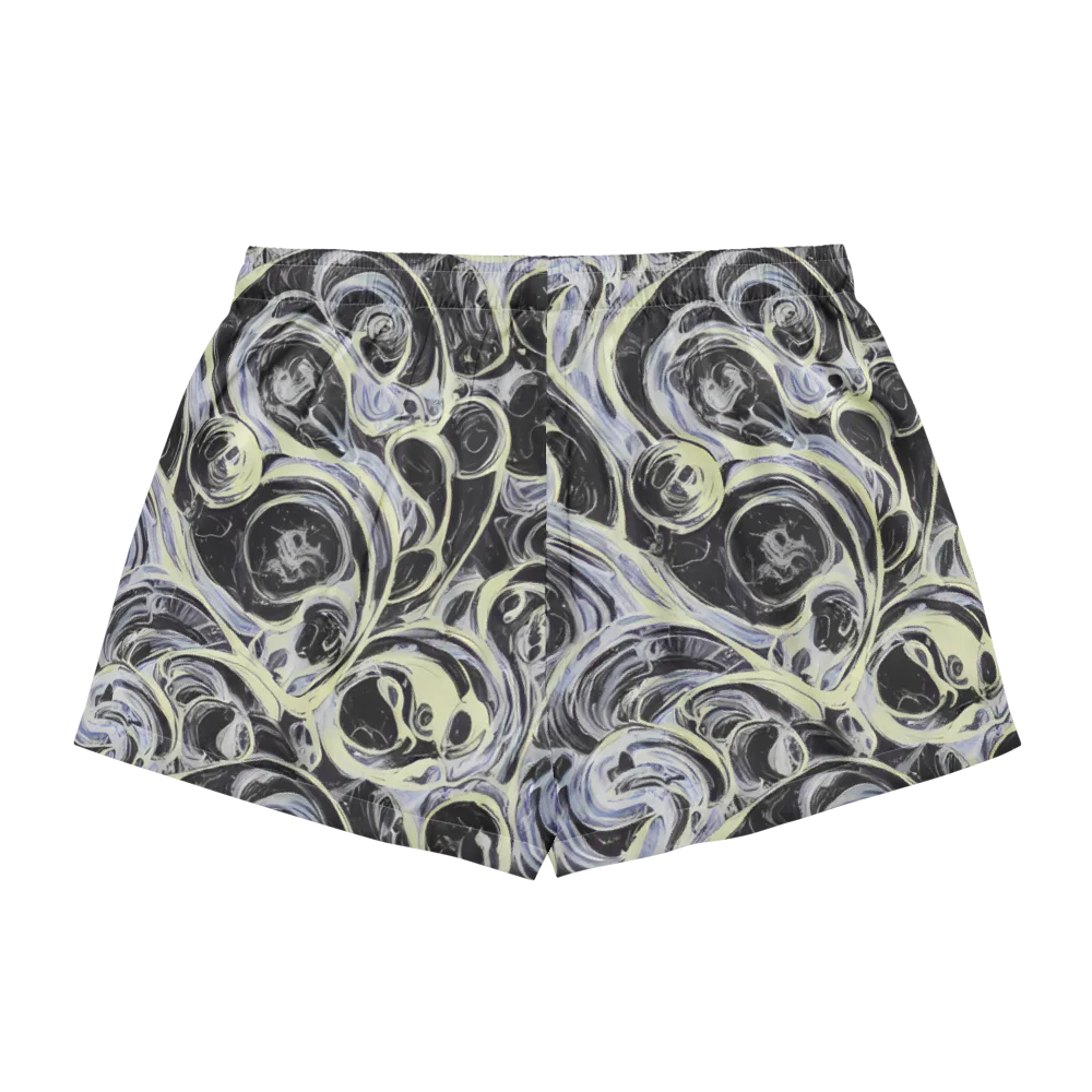 Moonlit Melt on Women's Pajama Shorts — Back