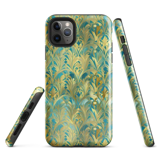 Turquoise Plumage on a Tough Case for iPhone®