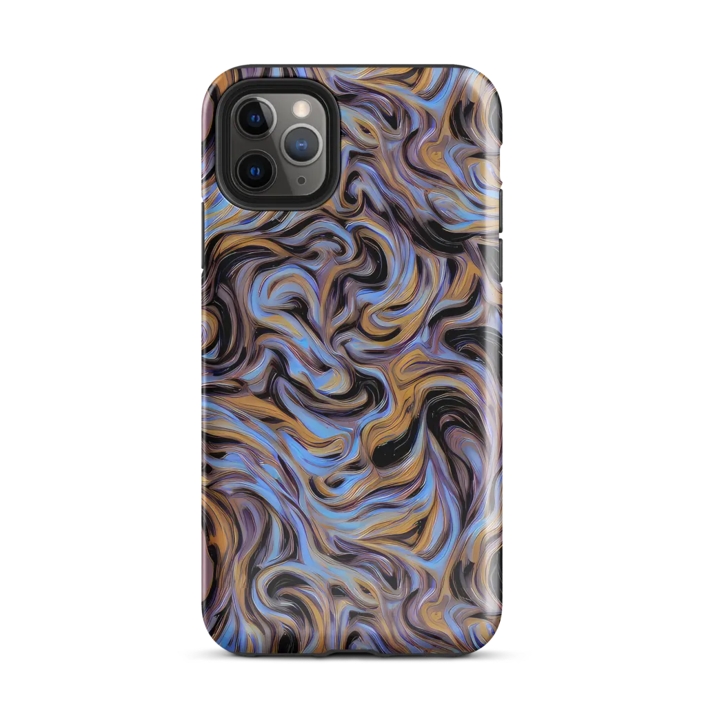Sapphire Smoke on Tough Case for iPhone® — Front