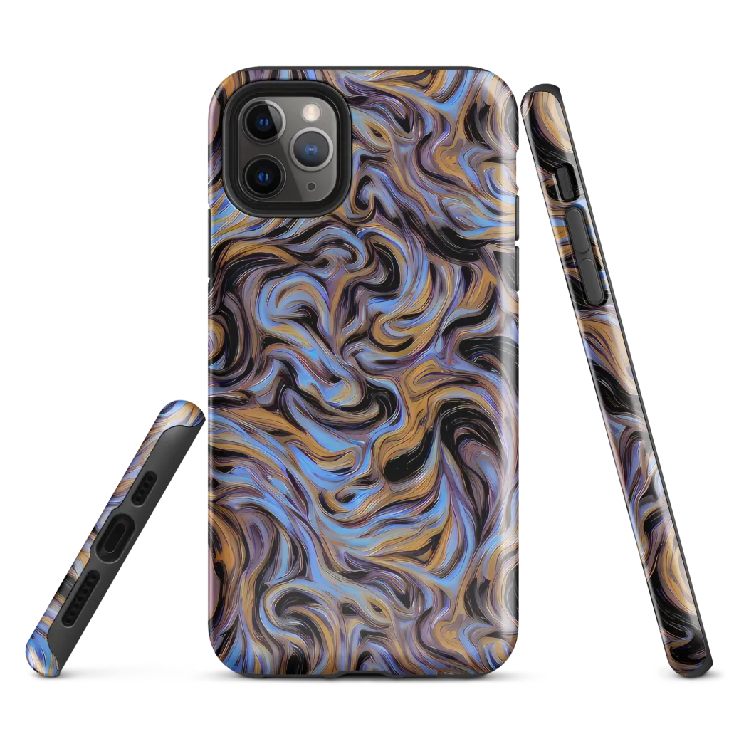 Sapphire Smoke on Tough Case for iPhone® — Front