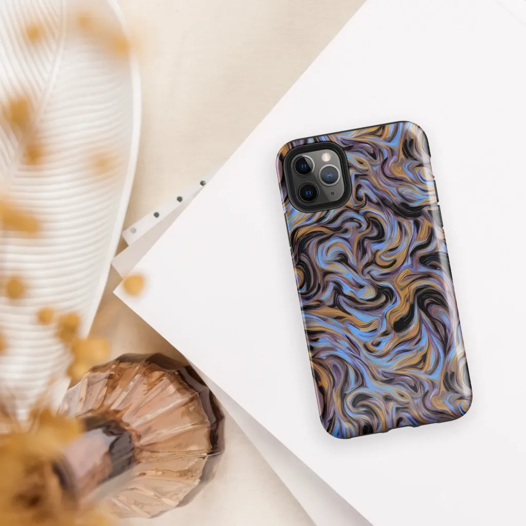 Sapphire Smoke on Tough Case for iPhone® — Front
