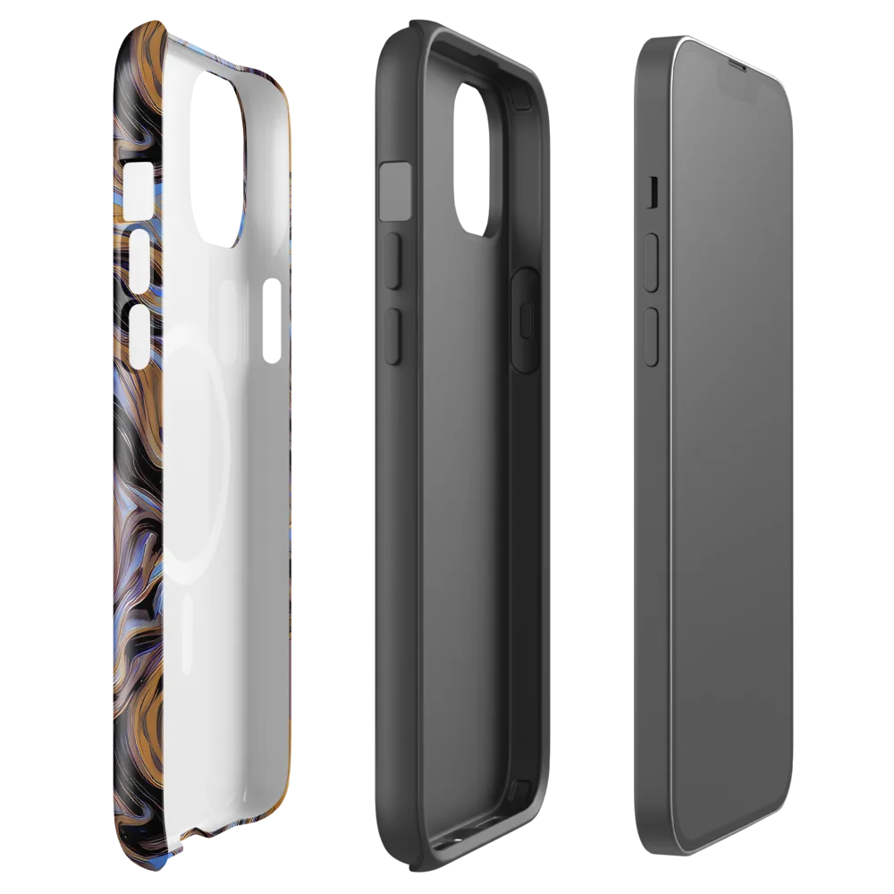 Sapphire Smoke on MagSafe Tough Case for iPhone® — Front