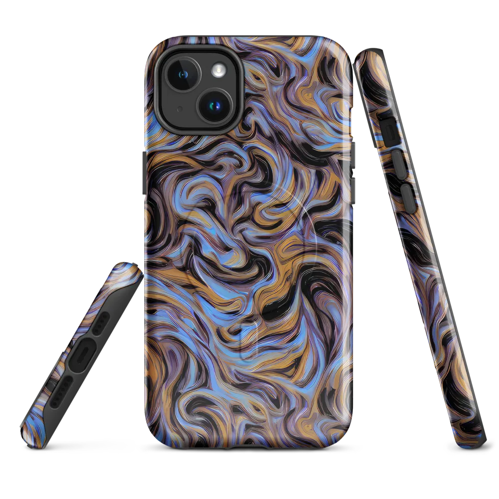 Sapphire Smoke on MagSafe Tough Case for iPhone® — Front