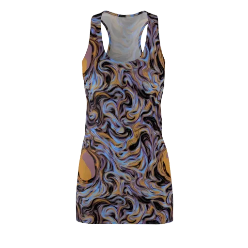 Sapphire Smoke on a Racerback Dress