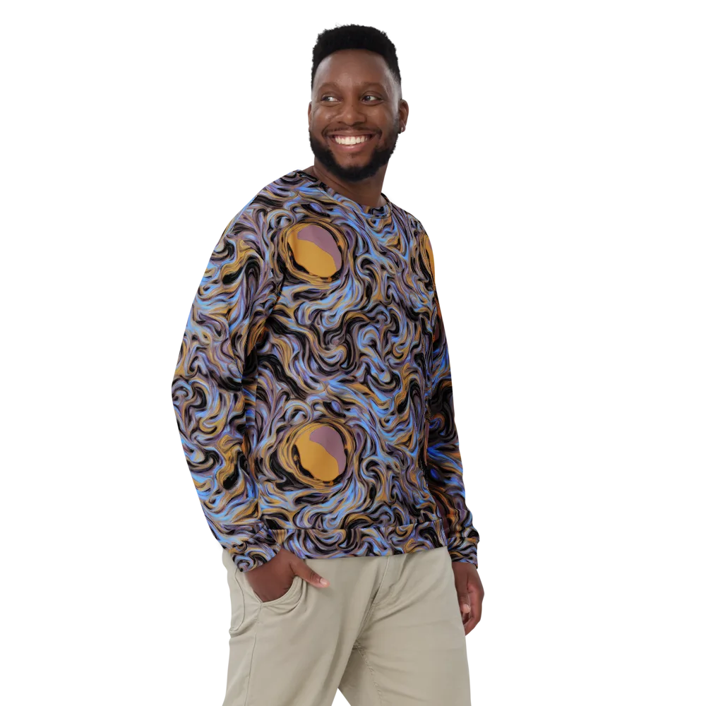Sapphire Smoke on Sweatshirt — Front
